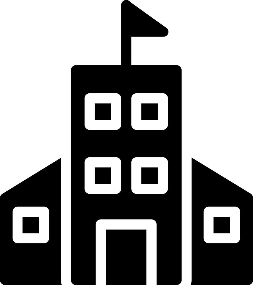 Gebäude-Vektor-Icon-Design vektor