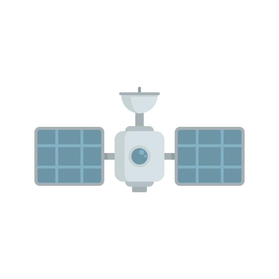 Turm-Satellitensymbol flach isolierter Vektor