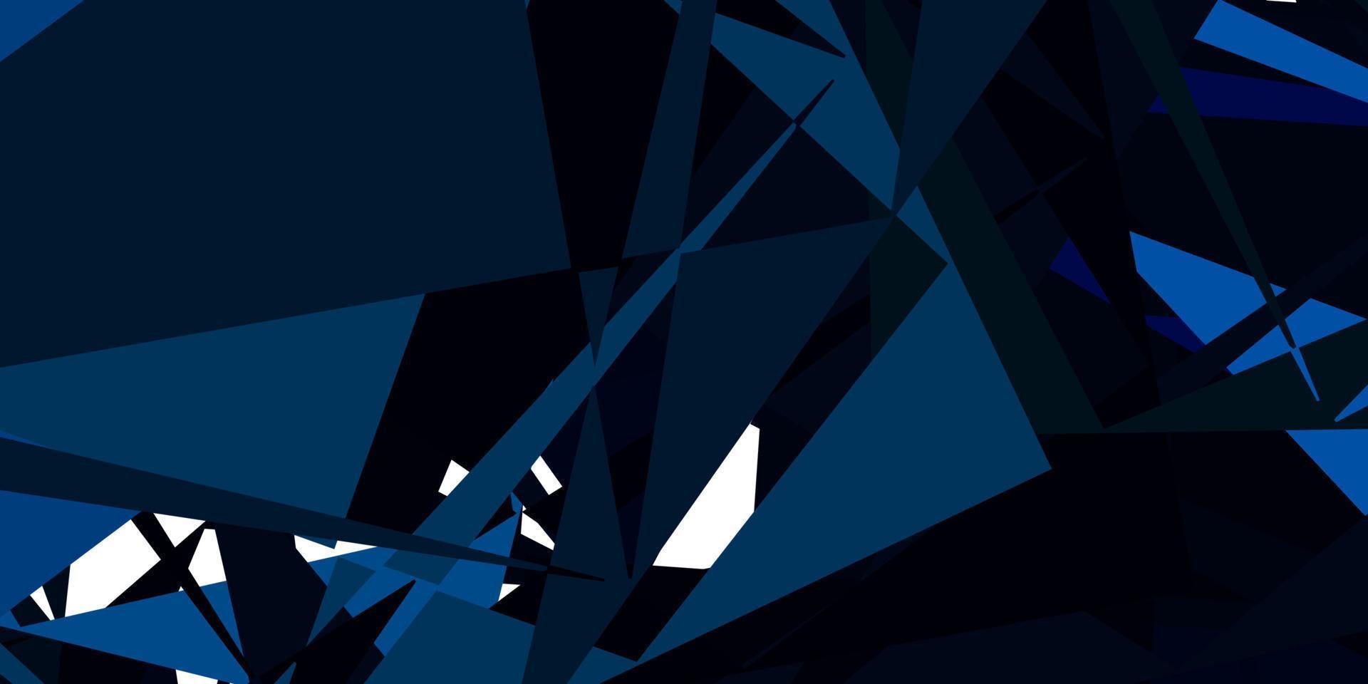 mörkblå vektorbakgrund med slumpmässiga former. vektor