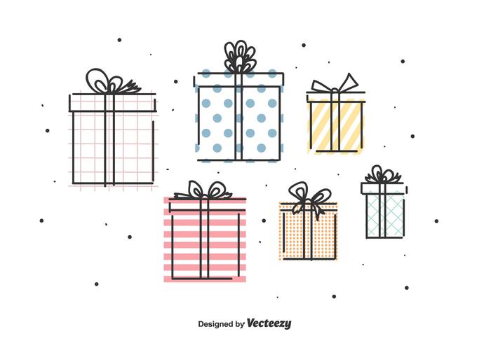 Geschenke Vector Set