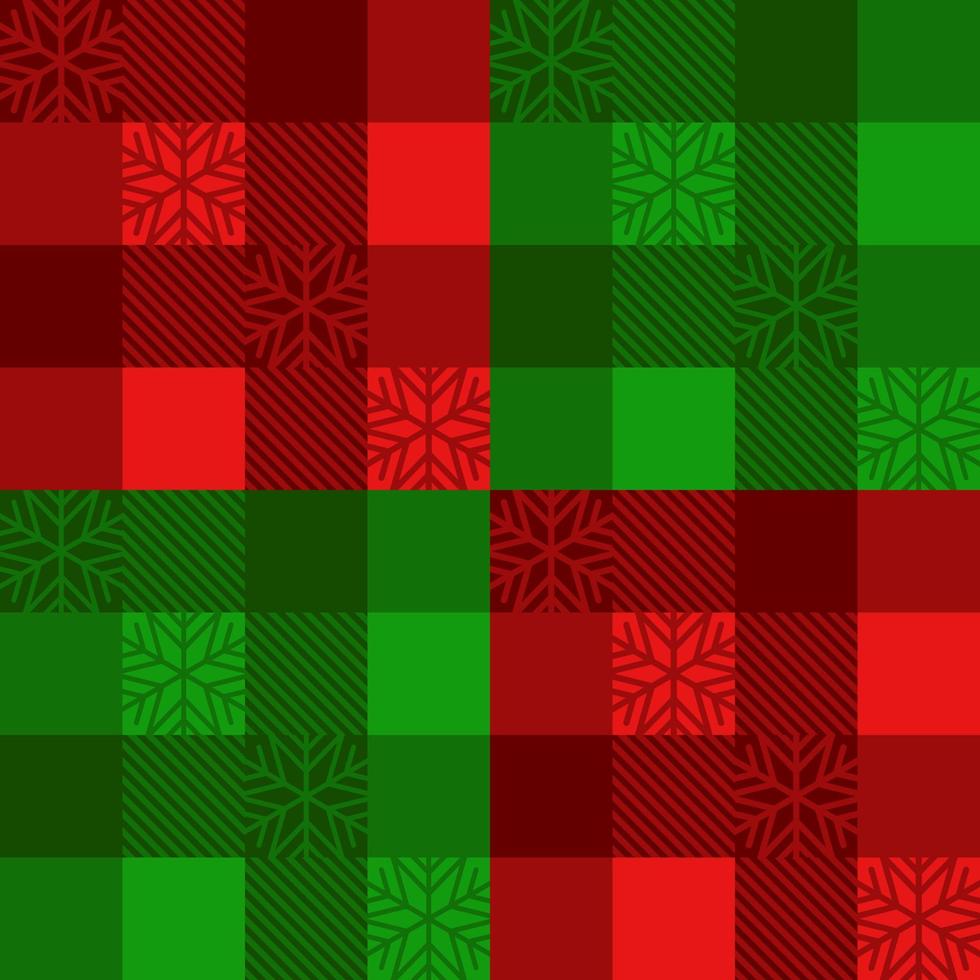 tartan hintergrundmuster rot grün nahtlos vektor