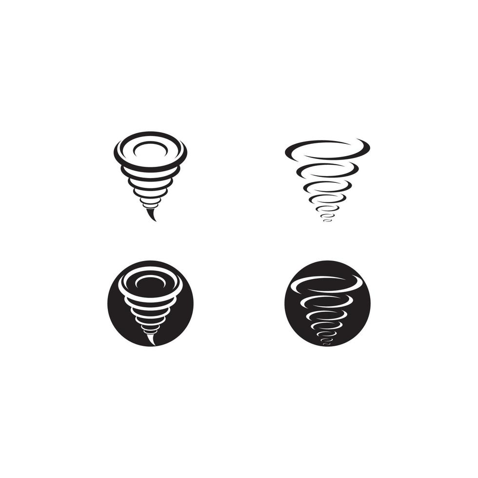 tornado logotyp mall symbol vektor illustration