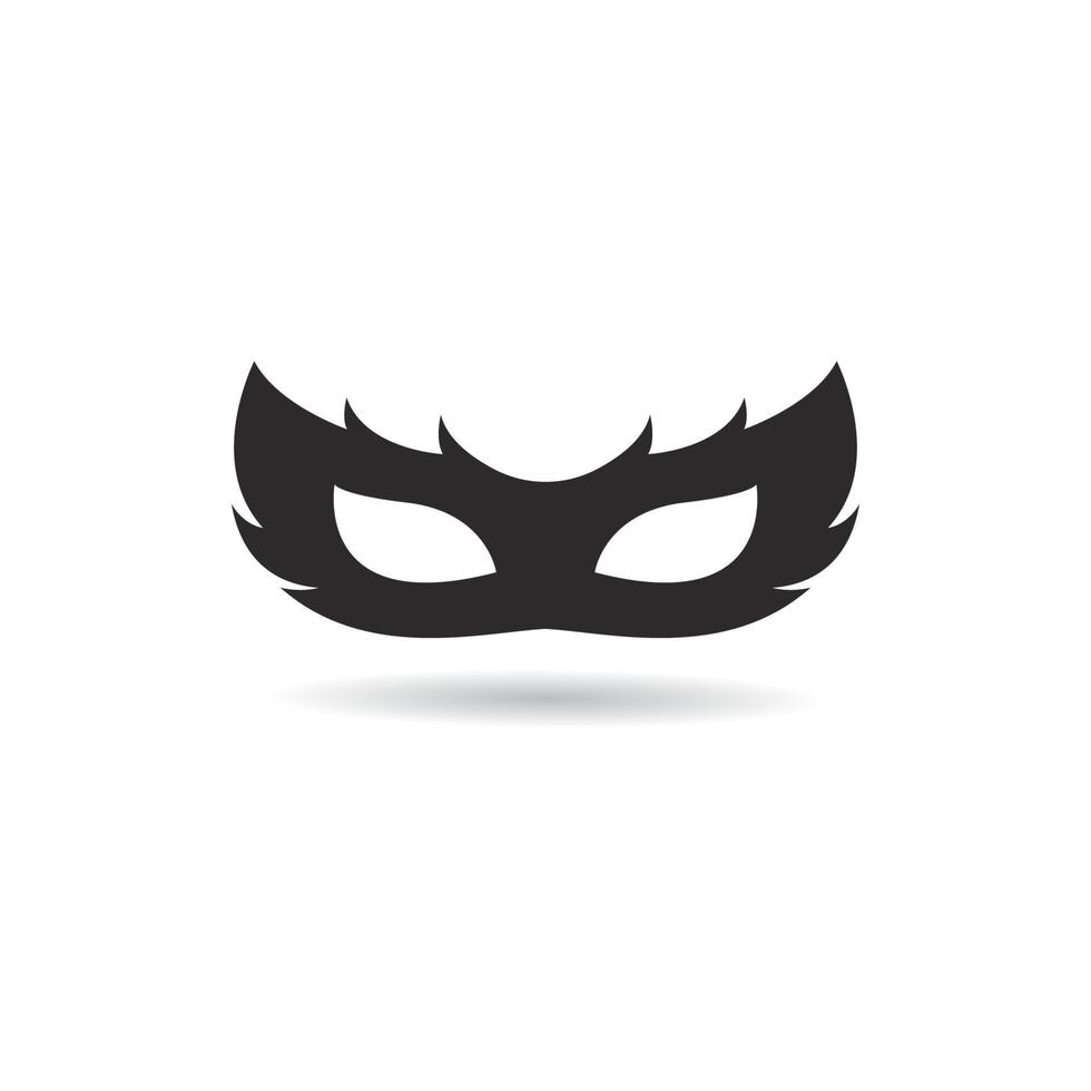 Maskerade-Vektor-Symbol-Illustration vektor