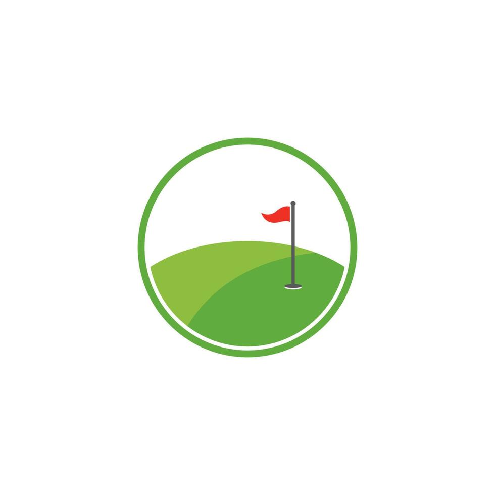 Golf-Logo-Vorlage Vektor-Illustration-Symbol vektor