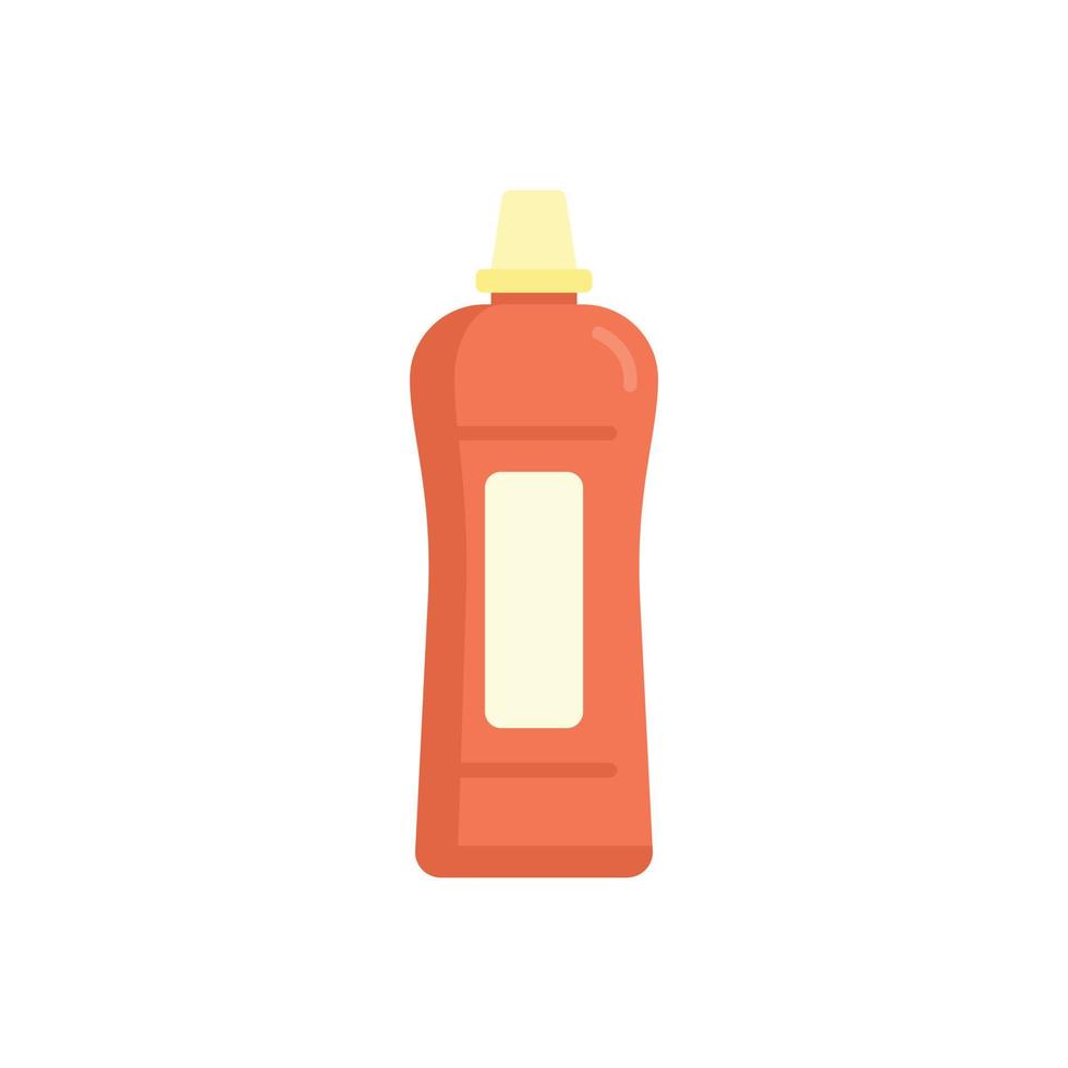 rengöringsmedel flaska ikon platt isolerat vektor