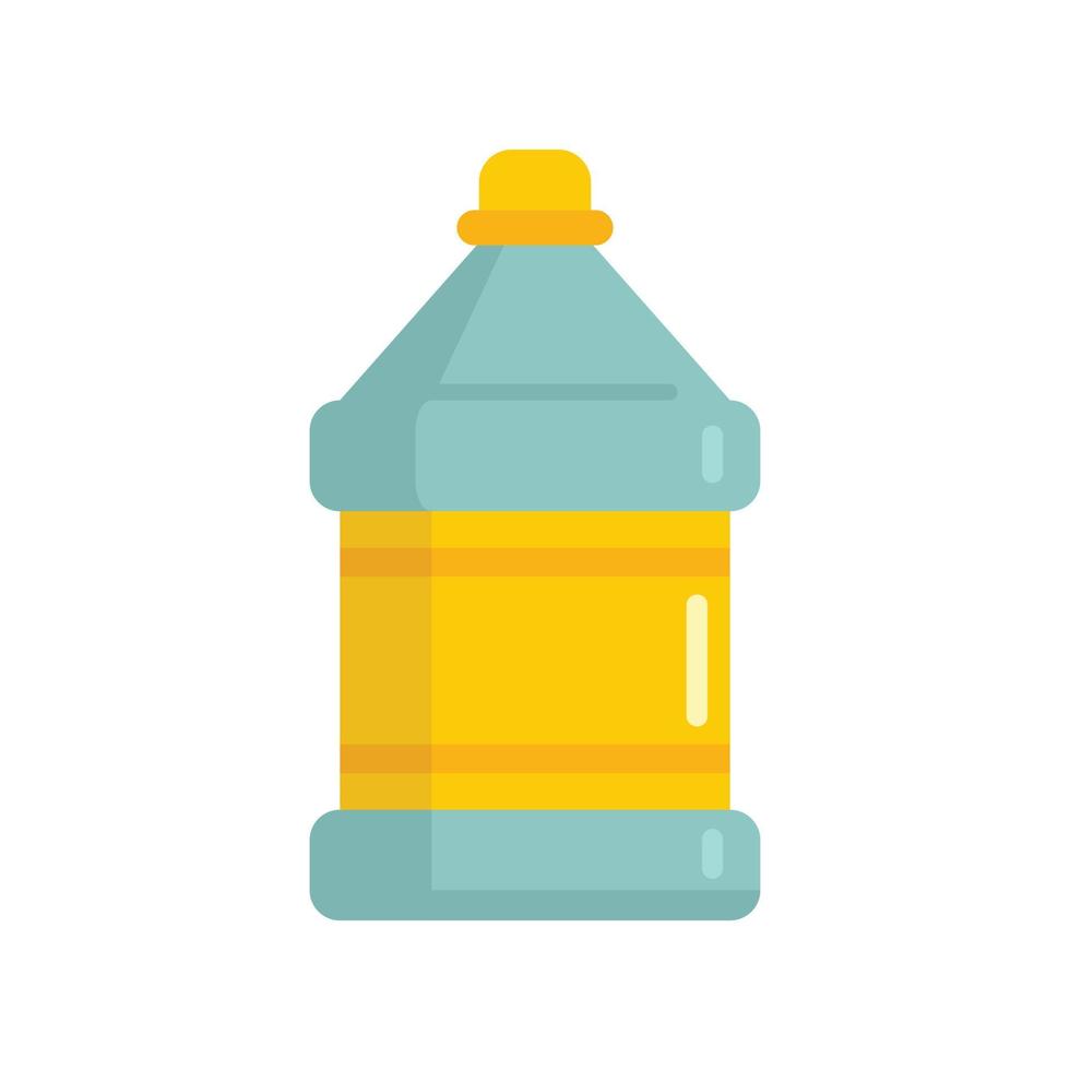 Reinigungsflüssigkeitsflasche Symbol flach isoliert Vektor