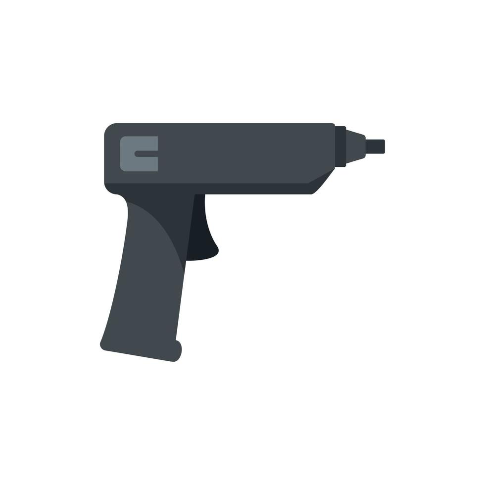 Polyurethanschaum-Pistolensymbol flacher isolierter Vektor