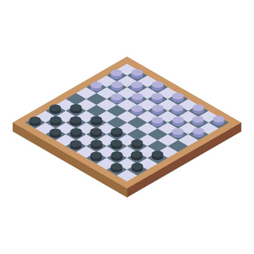 Hem vård tjänster schack ikon isometrisk vektor. gammal senior vektor