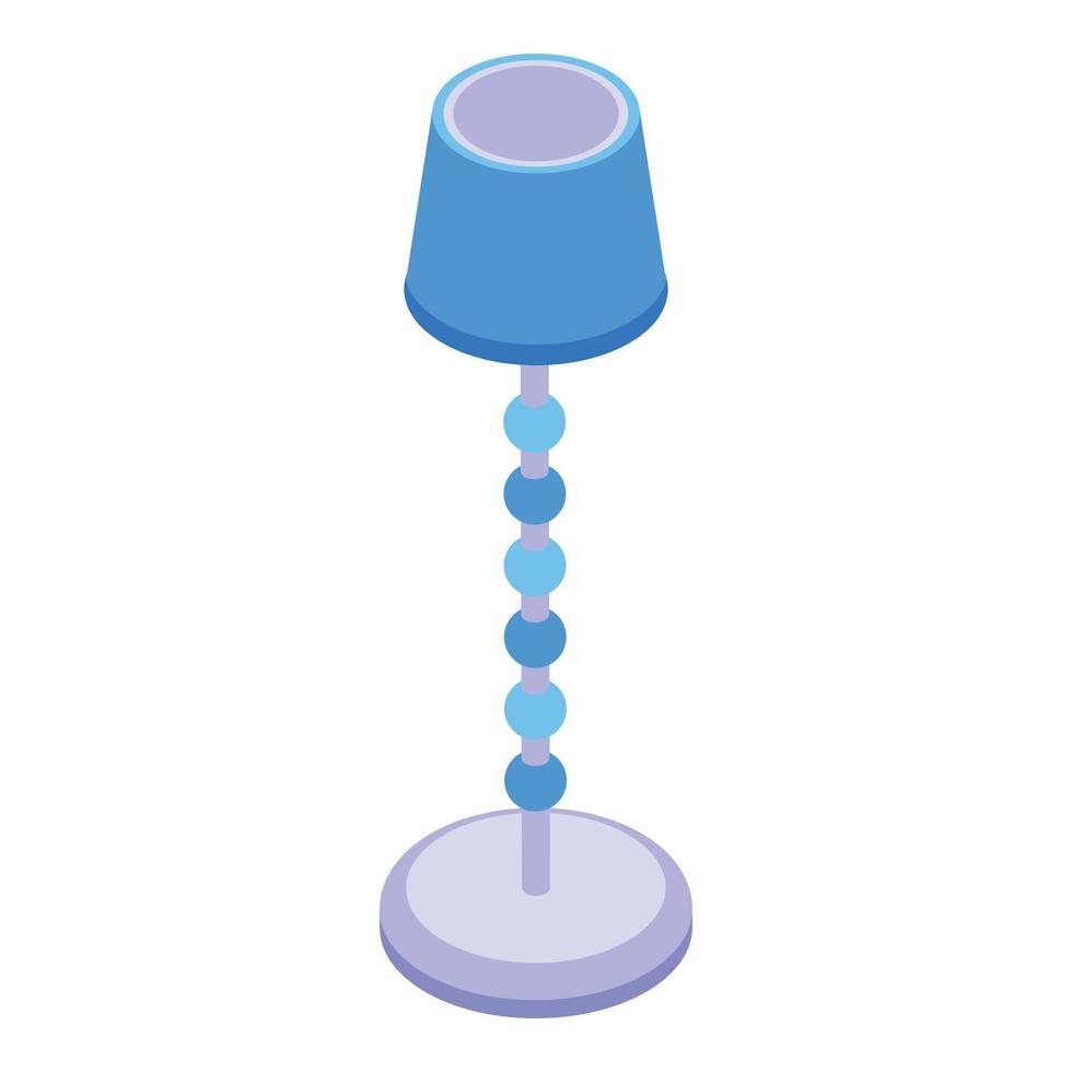 Lampenständer Symbol isometrischer Vektor. Inneneinrichtung vektor