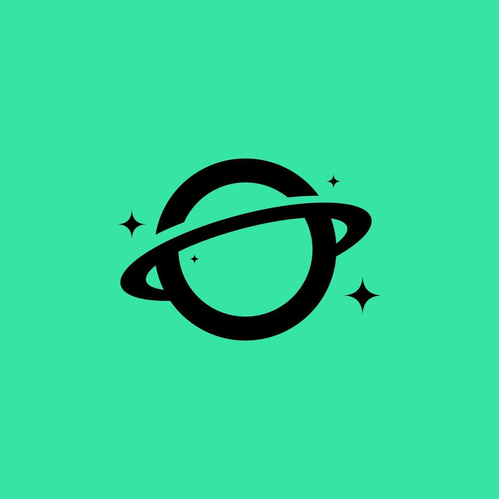 planet bana logotyp mönster begrepp vektor, Plats orbital planet logotyp mönster symbol vektor