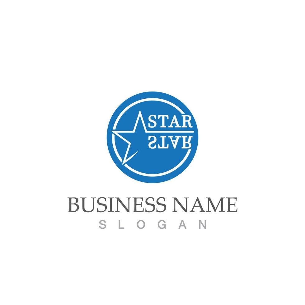 Stern-Logo-Illustration-Design-Ikone vektor