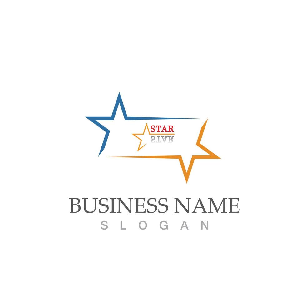 Stern-Logo-Illustration-Design-Ikone vektor
