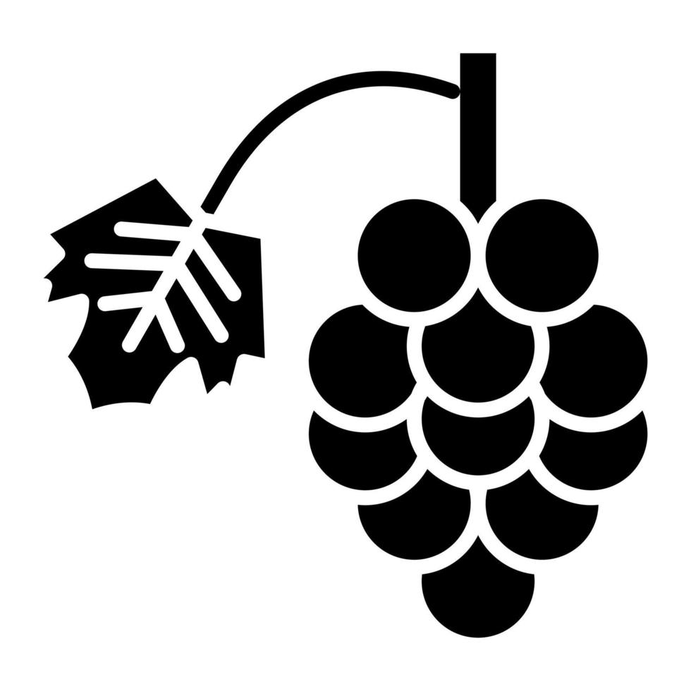 Beeren-Glyphe-Symbol vektor