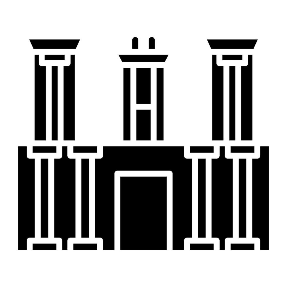 Petra-Glyphe-Symbol vektor