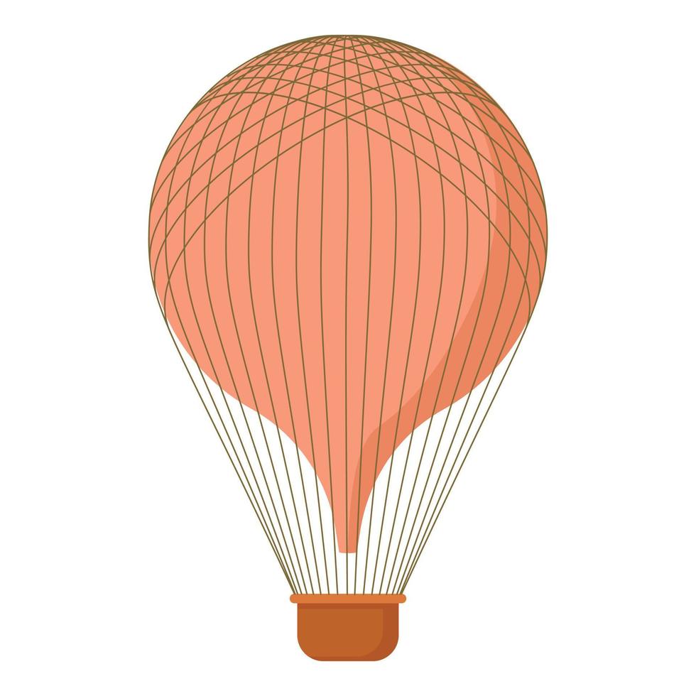 Aerostat-Symbol, Cartoon-Stil vektor