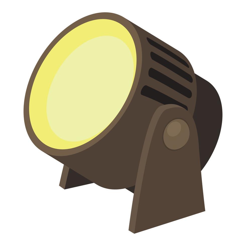 Spotlight-Symbol, Cartoon-Stil vektor