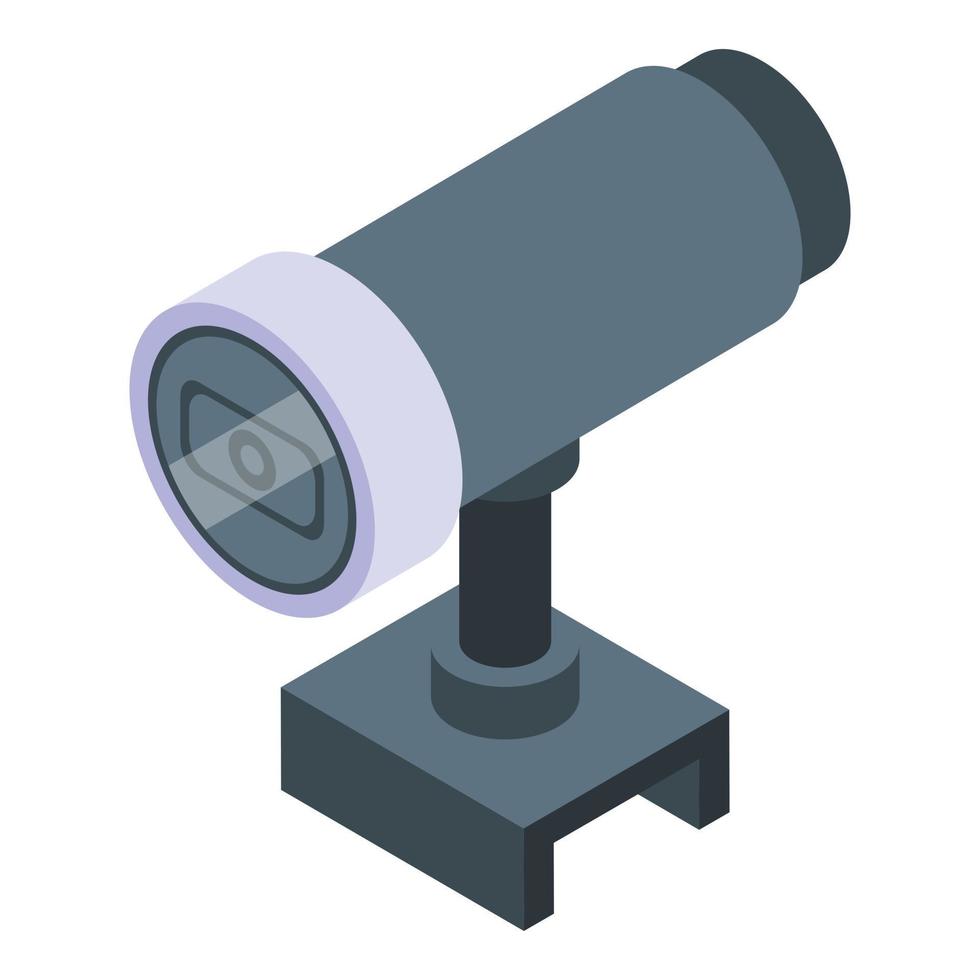 Web-Kamera-Symbol isometrischer Vektor. Videokamera vektor