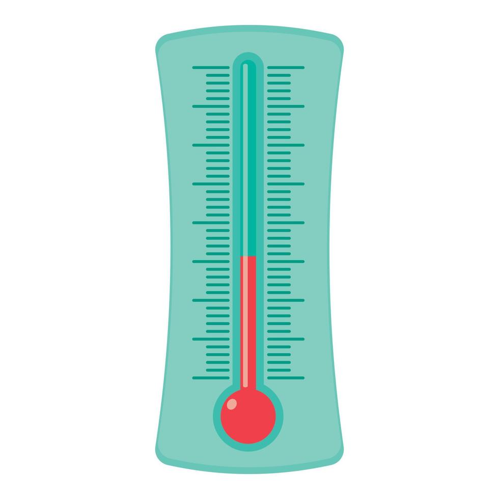 Wetterthermometer-Symbol, Cartoon-Stil vektor