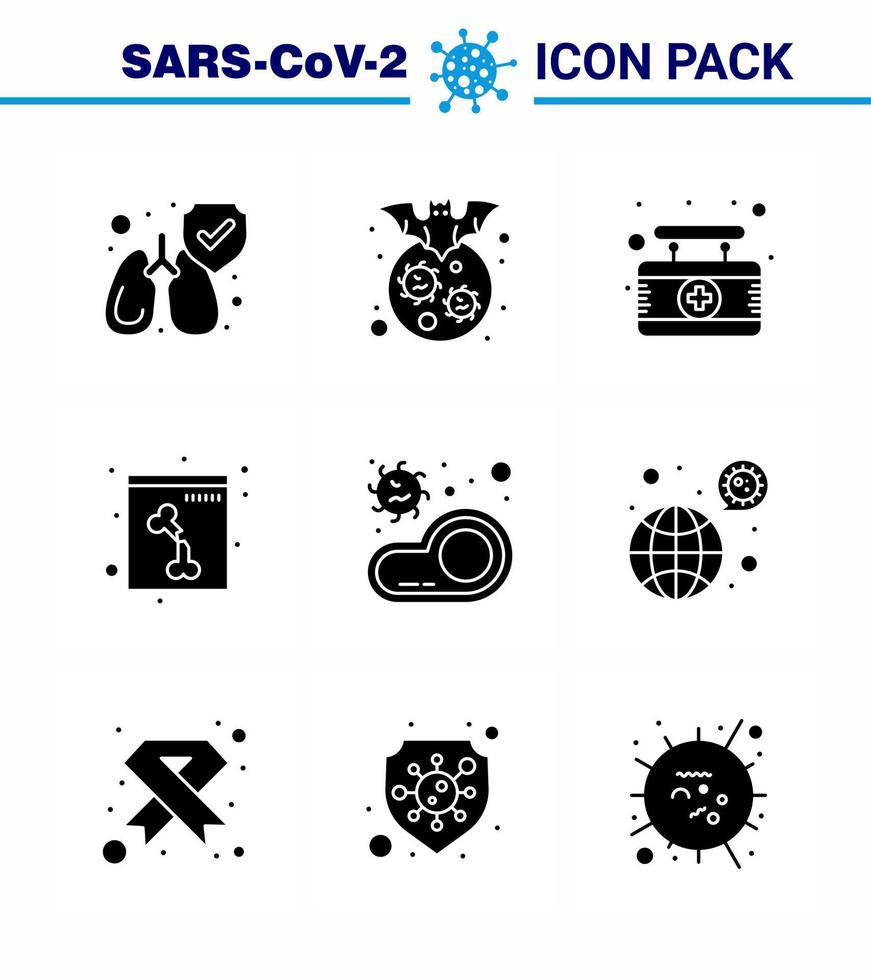 korona virus förebyggande covid19 tips till undvika skada 9 fast glyf svart ikon för presentation kött bakterie styrelse röntgenstråle ben viral coronavirus 2019 nov sjukdom vektor design element