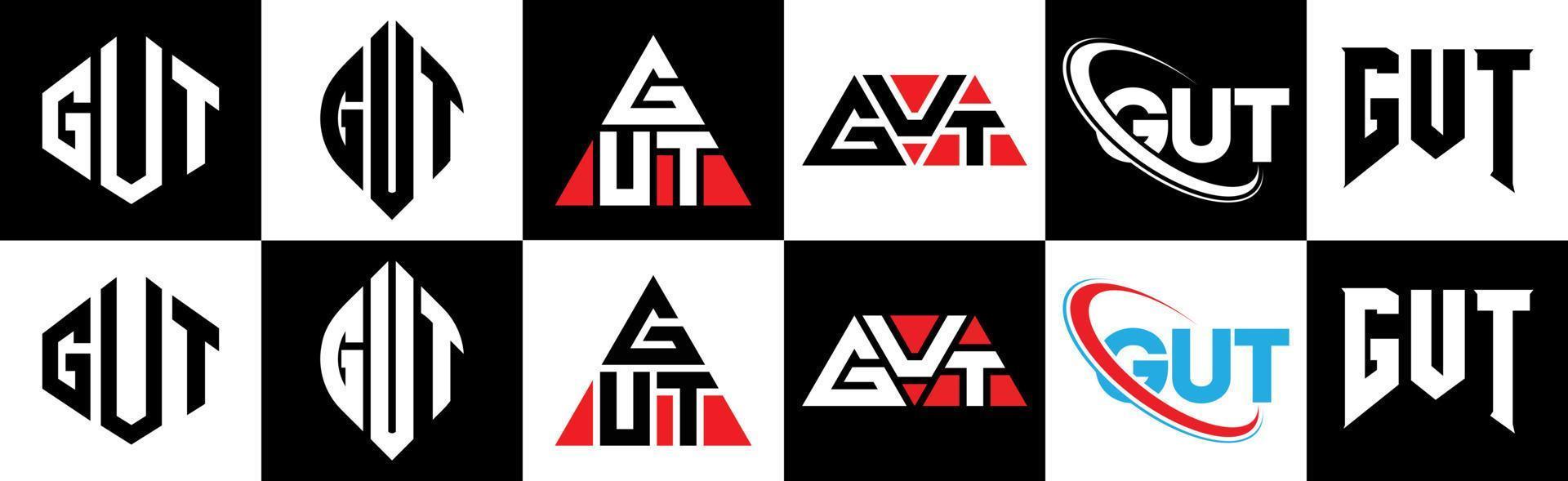 mage brev logotyp design i sex stil. mage polygon, cirkel, triangel, sexhörning, platt och enkel stil med svart och vit Färg variation brev logotyp uppsättning i ett rittavla. mage minimalistisk och klassisk logotyp vektor