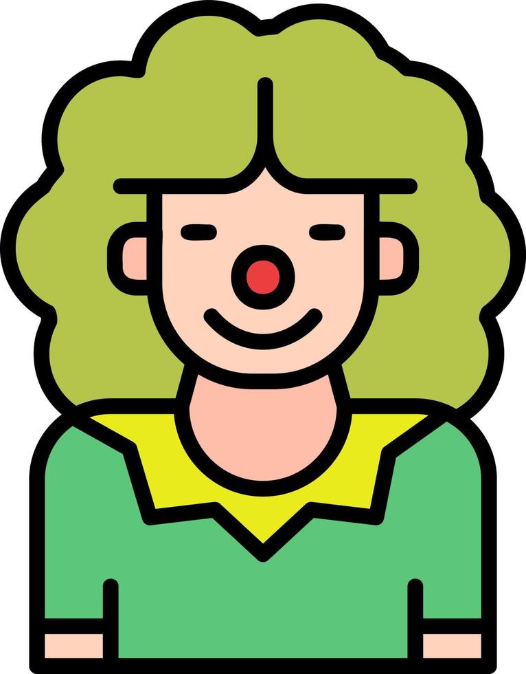 Clown kreatives Icon-Design vektor