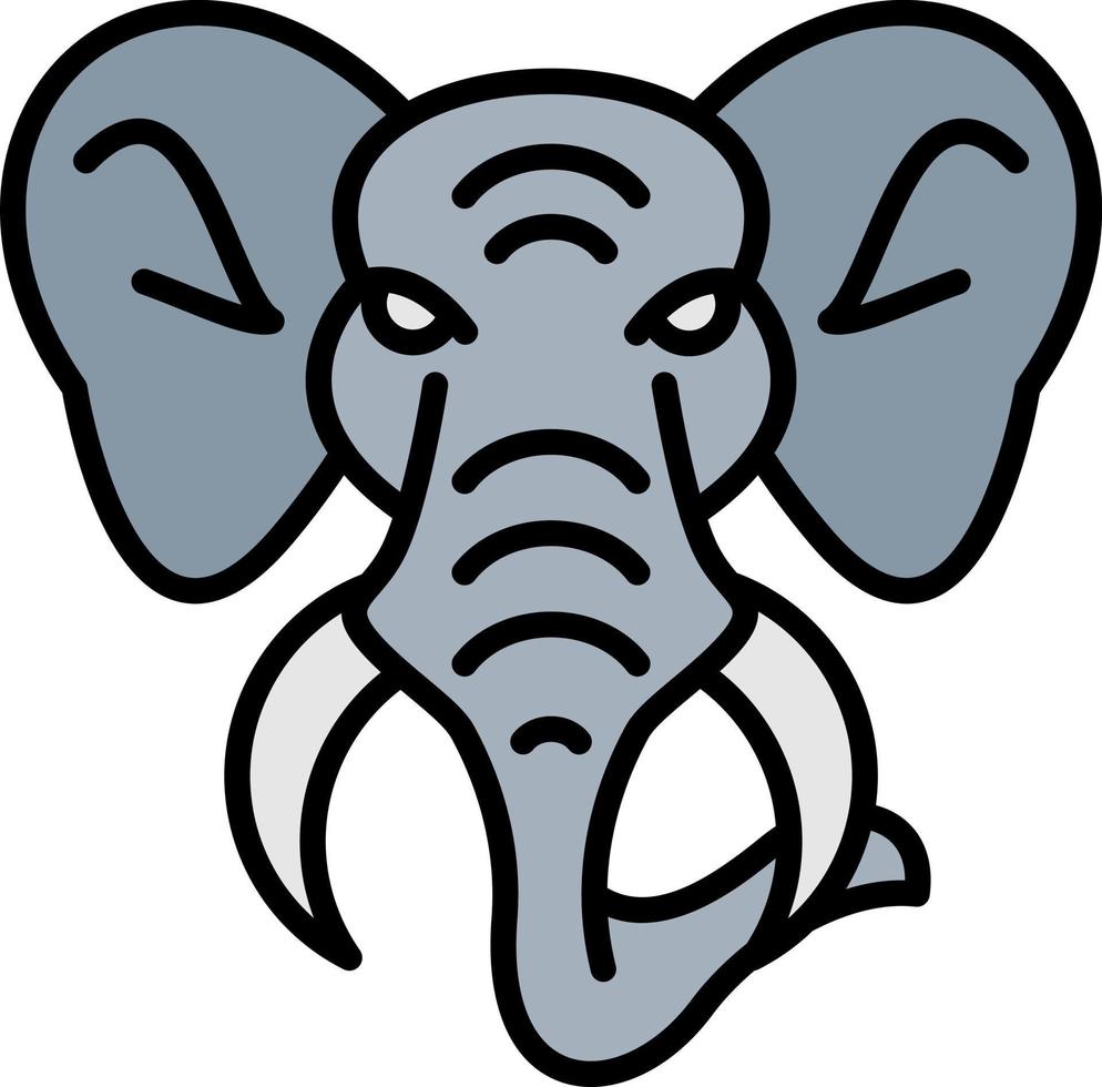 Elefant kreatives Icon-Design vektor