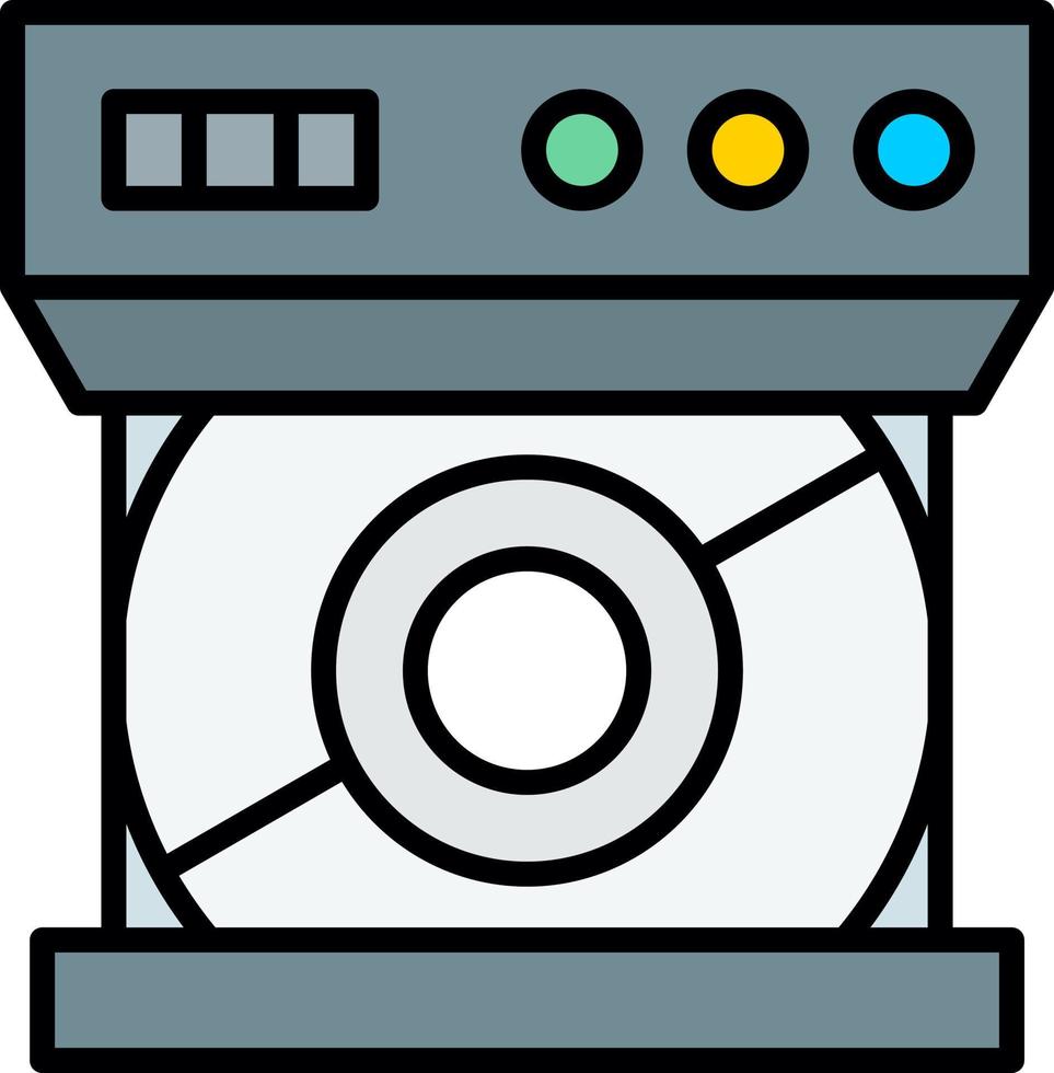 CD-Laufwerk kreatives Icon-Design vektor