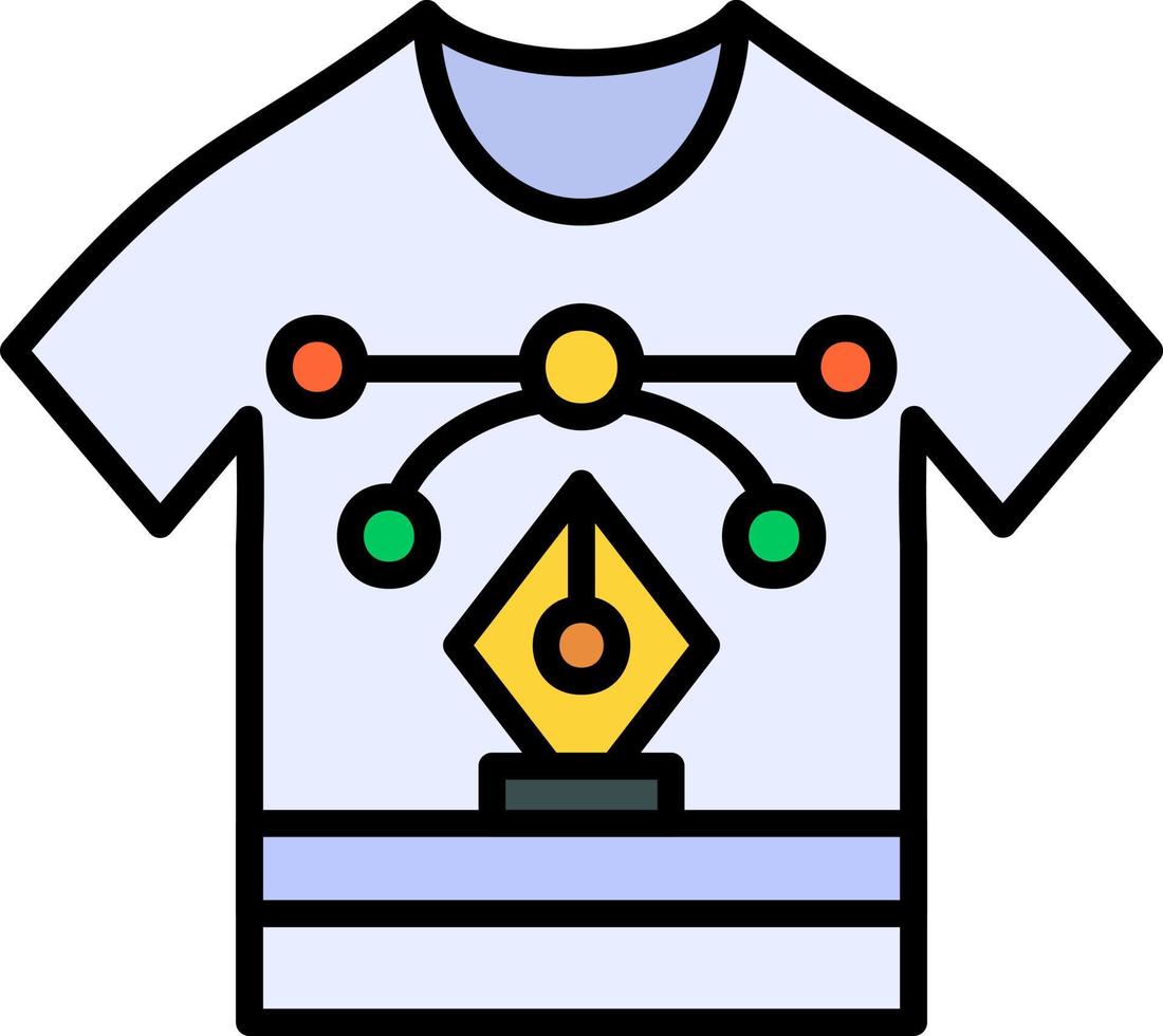 T-Shirt kreatives Icon-Design vektor