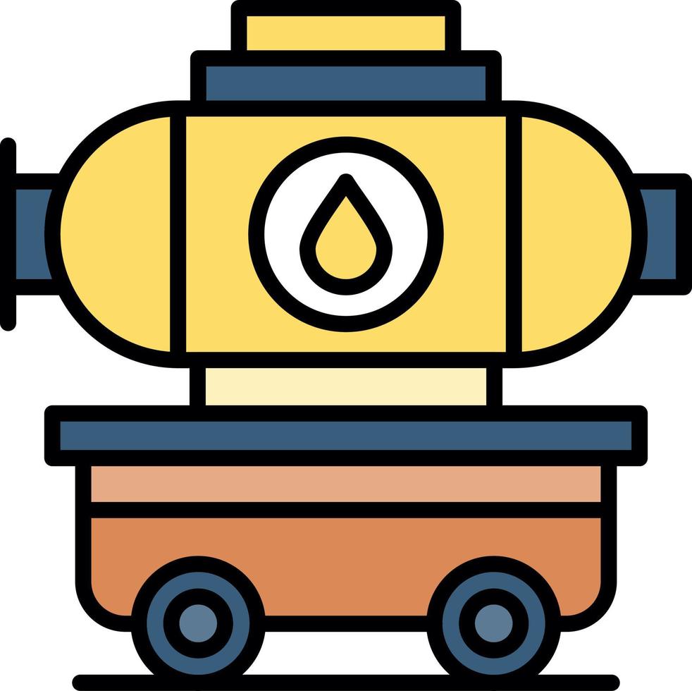 Tankwagen kreatives Icon-Design vektor