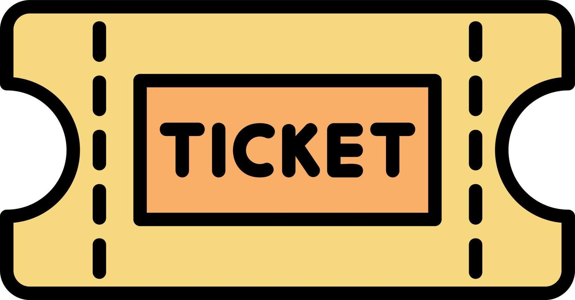 Tickets kreatives Icon-Design vektor