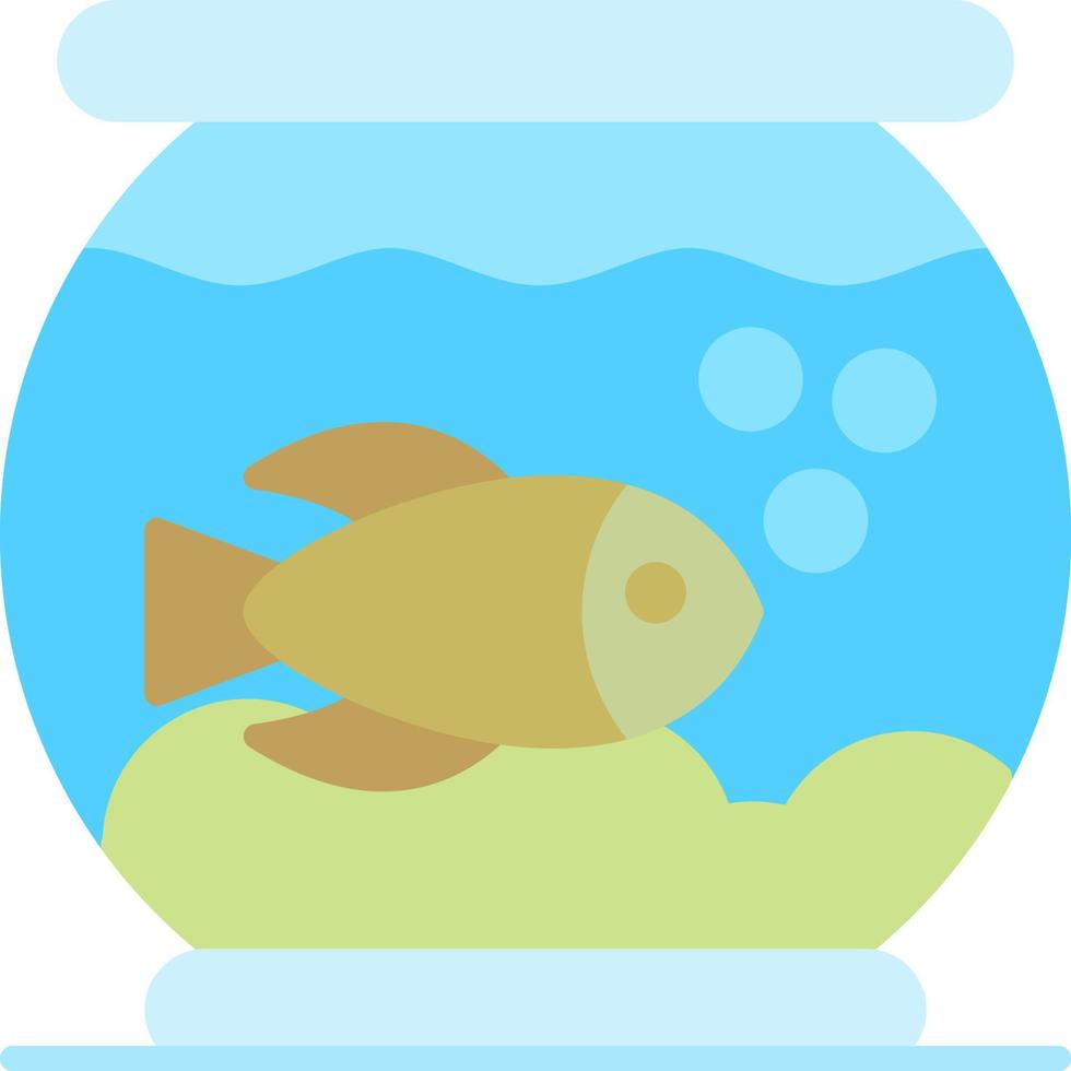 Fish Bowl kreatives Icon-Design vektor