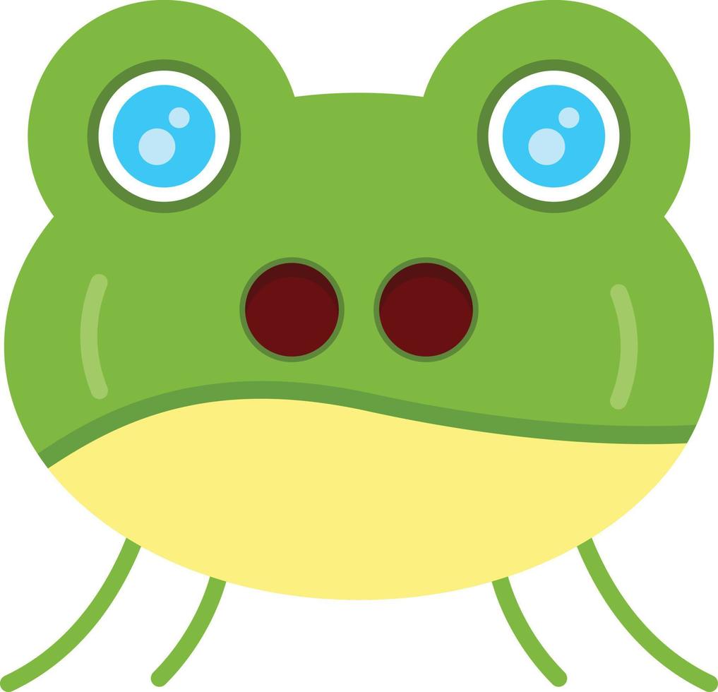 Frosch kreatives Icon-Design vektor