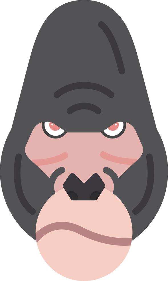 Gorilla kreatives Icon-Design vektor