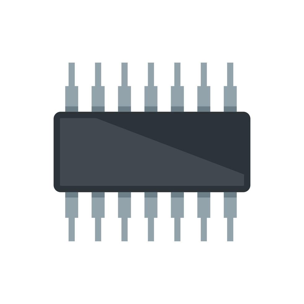 Telefon-Transistor-Symbol flach isolierter Vektor