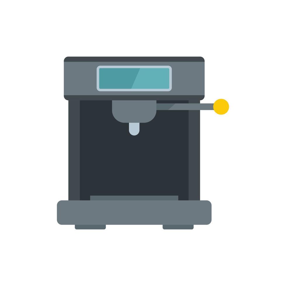 försäljning kaffe maskin ikon platt isolerat vektor