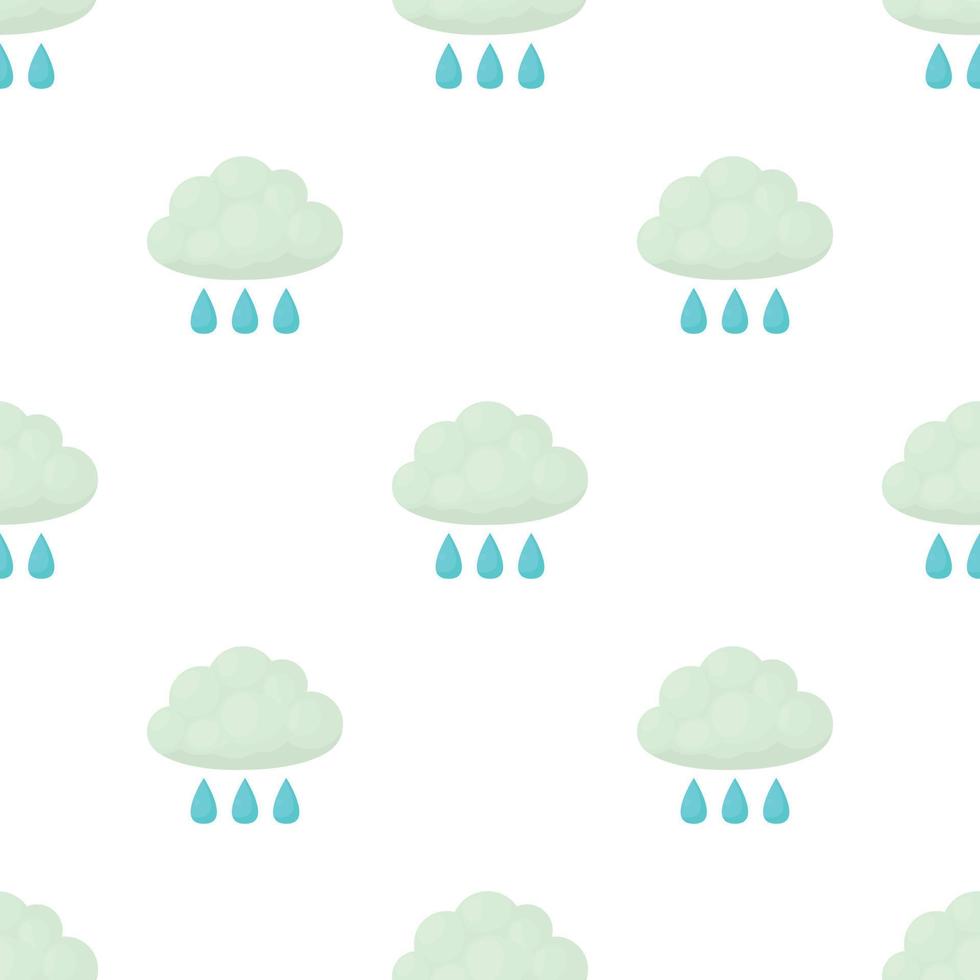 regn mönster sömlös vektor