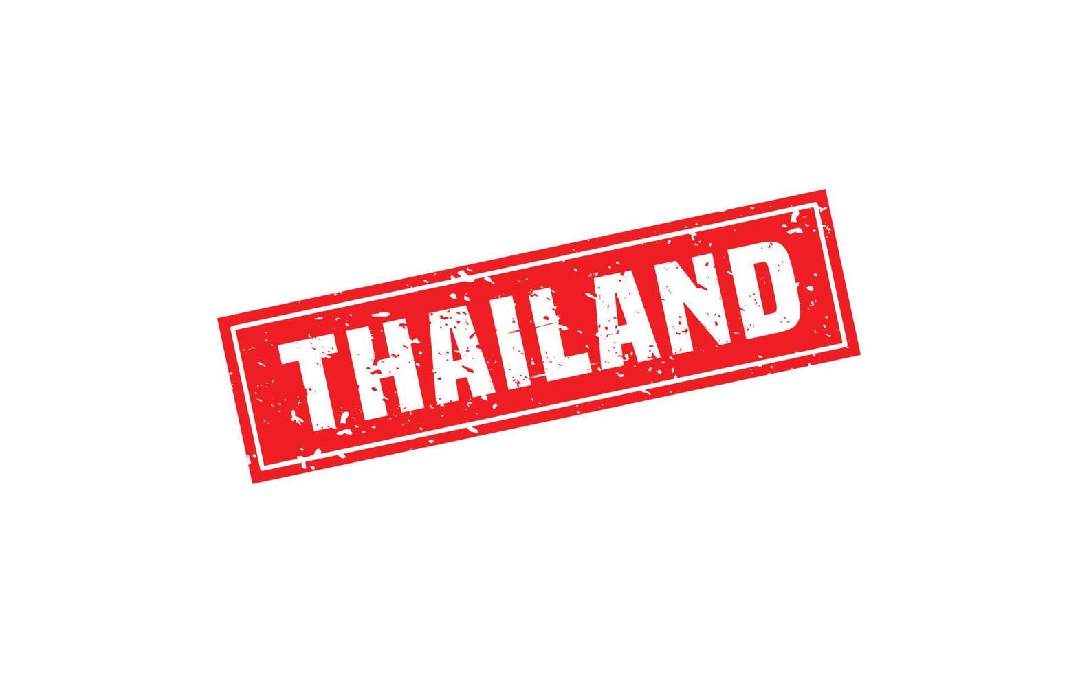 thailand sudd stämpel med grunge stil på vit bakgrund vektor