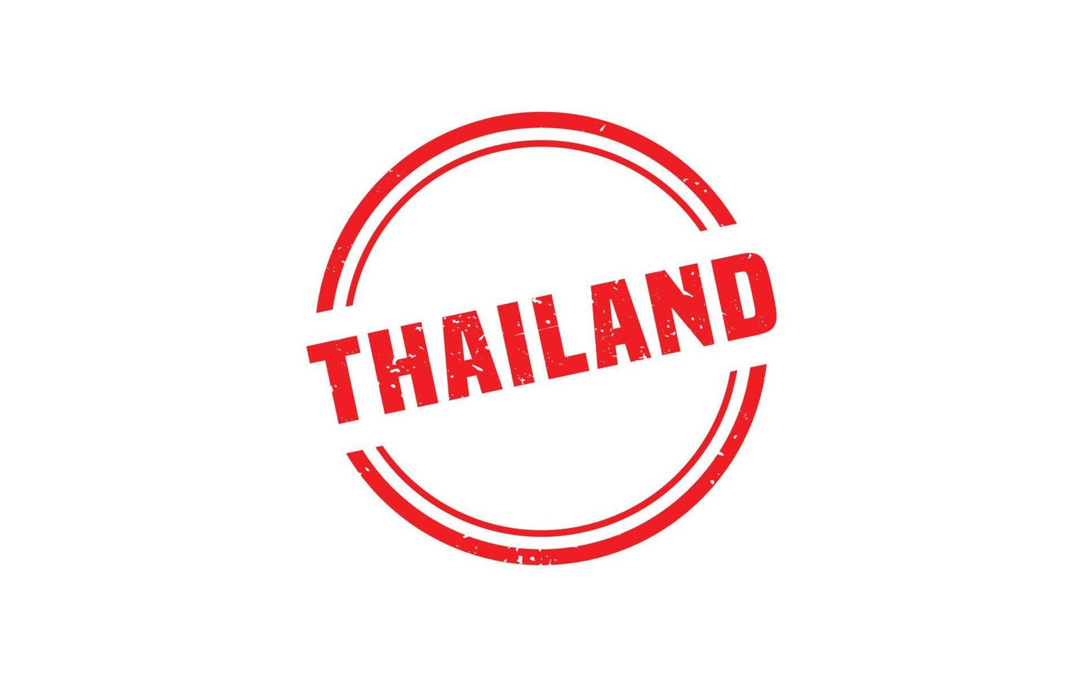 thailand sudd stämpel med grunge stil på vit bakgrund vektor