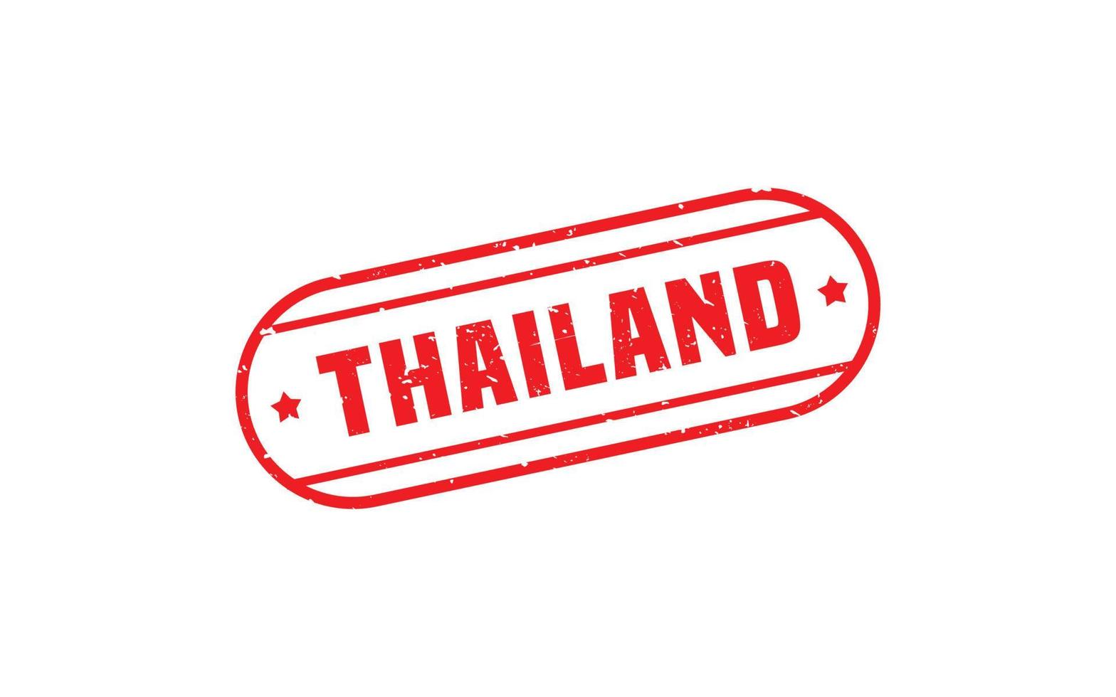 thailand sudd stämpel med grunge stil på vit bakgrund vektor