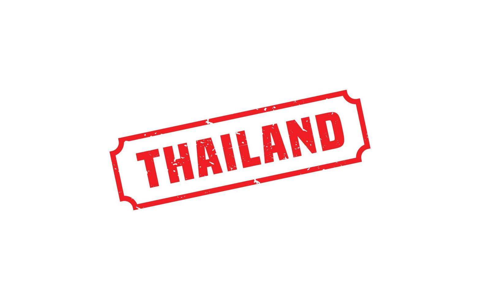 thailand sudd stämpel med grunge stil på vit bakgrund vektor