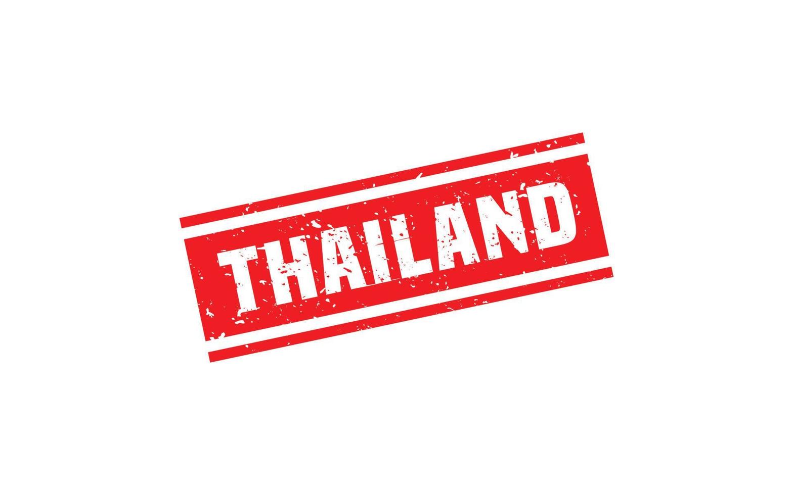 thailand sudd stämpel med grunge stil på vit bakgrund vektor