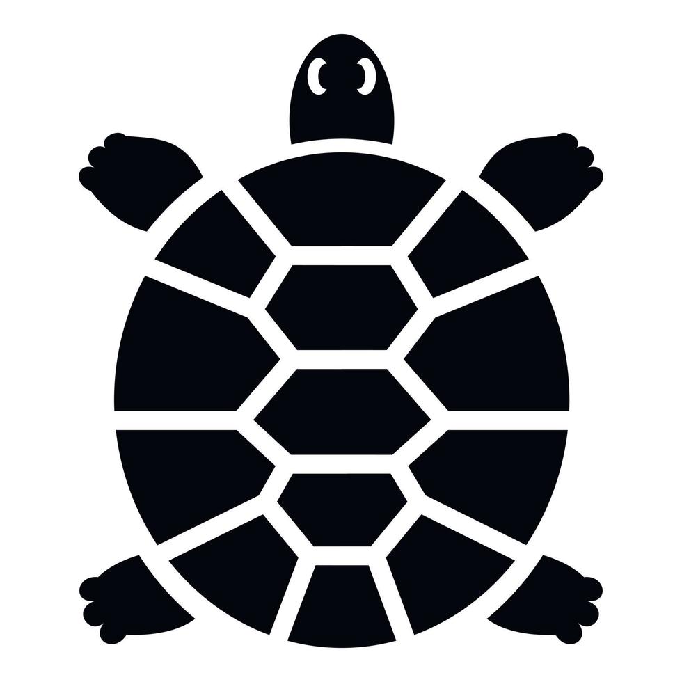 Hawaii-Schildkröten-Ikone, einfacher Stil vektor