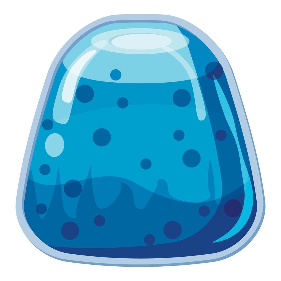 blaue Süßigkeiten-Symbol, Cartoon-Stil vektor