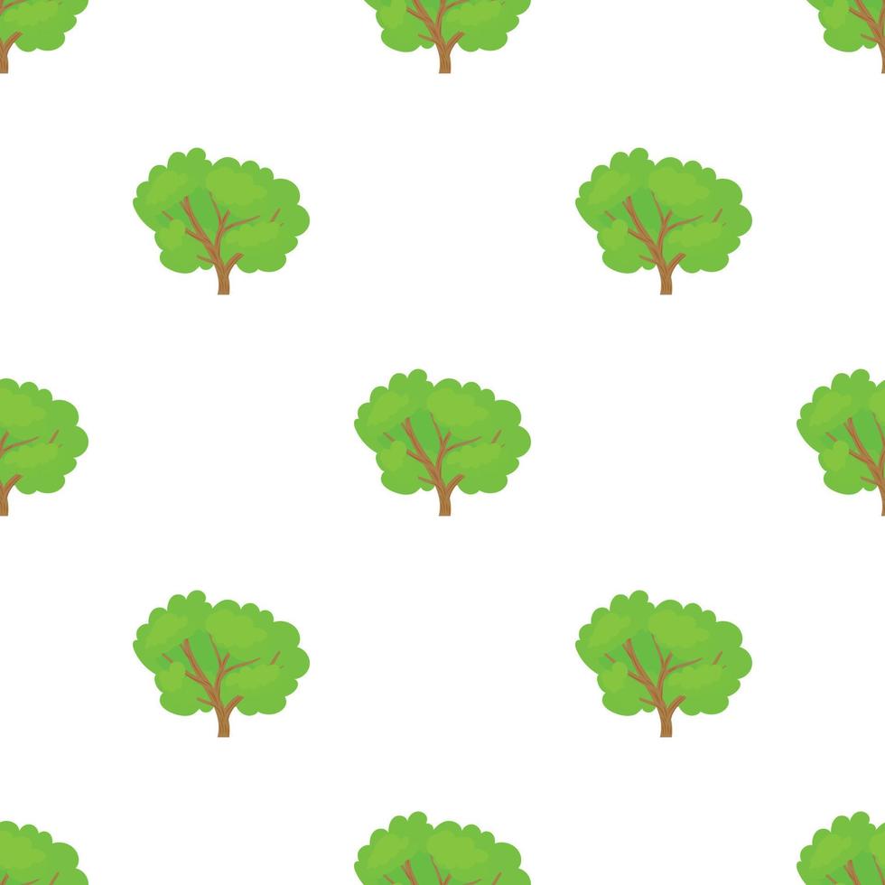 grüner Baum Muster nahtloser Vektor