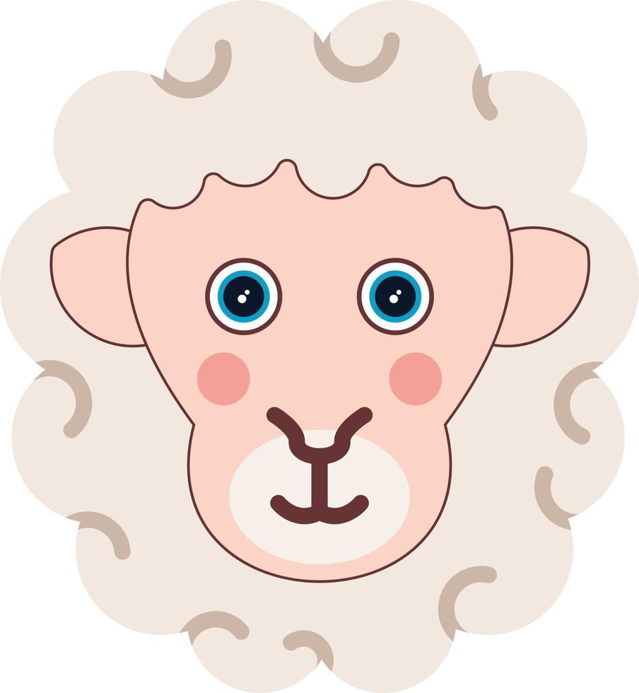kreatives Icon-Design für Schafe vektor