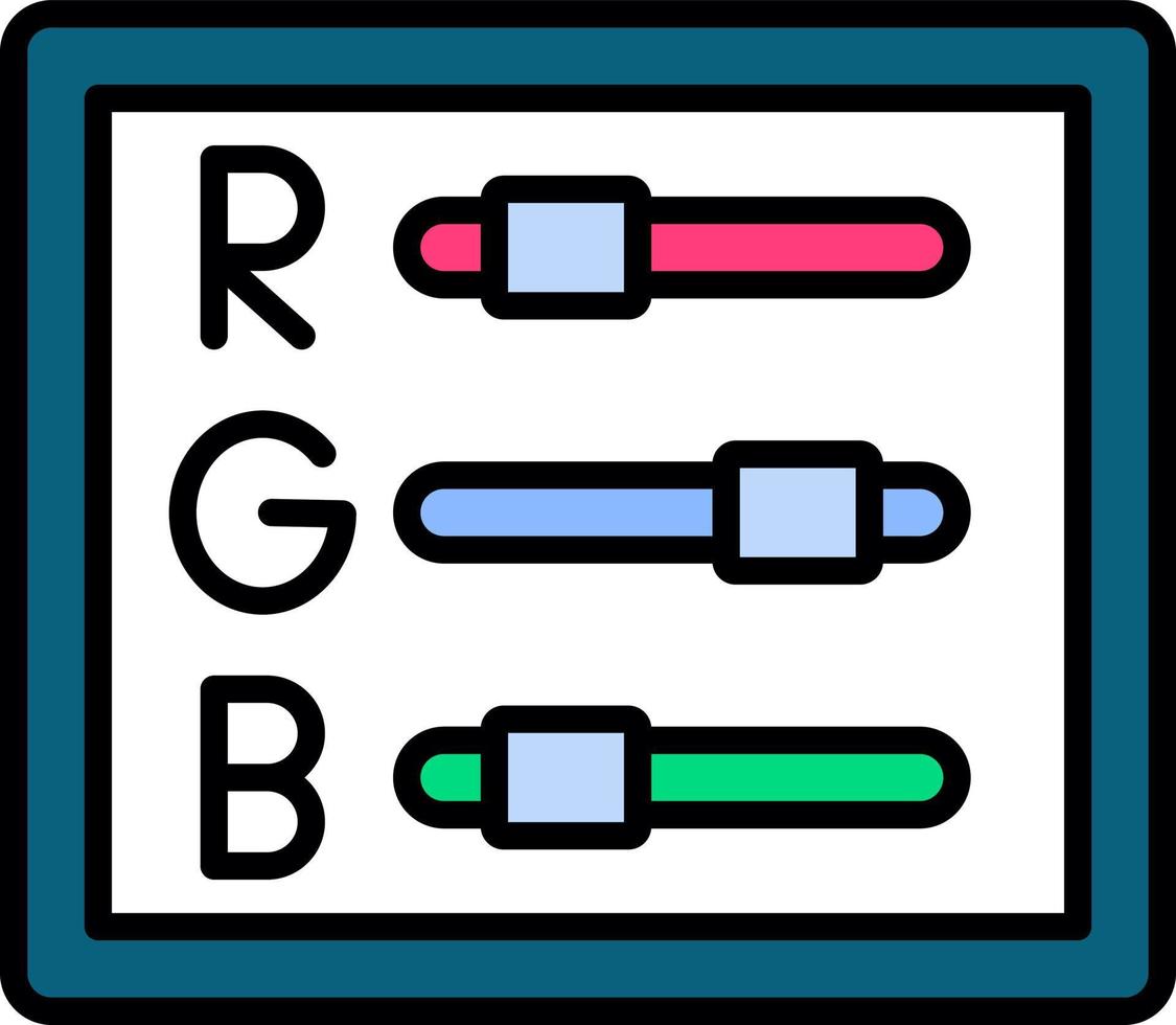 rgb kreativ ikon design vektor