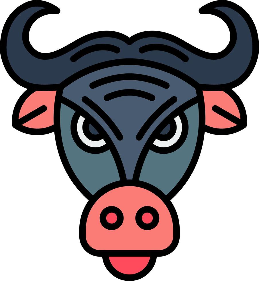 buffel kreativ ikon design vektor