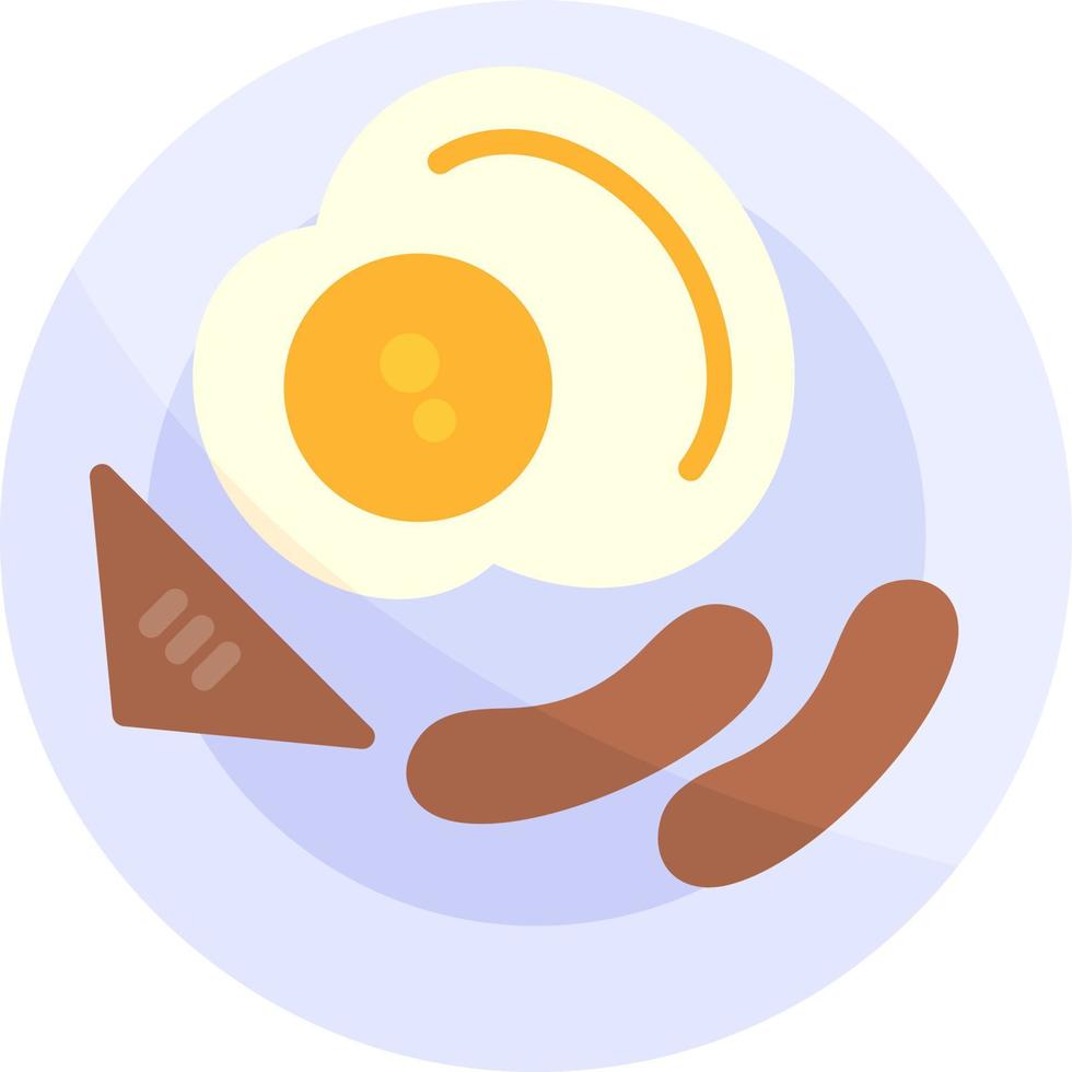 Frühstück kreatives Icon-Design vektor