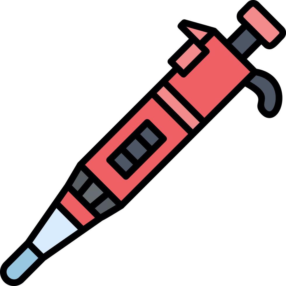 Pipette kreatives Icon-Design vektor