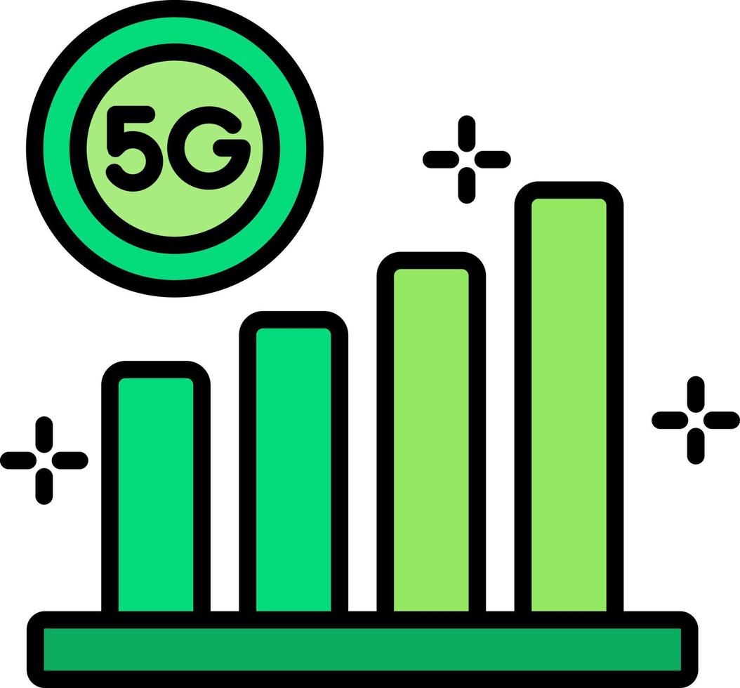 5g kreativ ikon design vektor